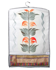 Heart Home Non Woven Hanging Saree Cover, Wardrobe Organizer, Closet Organizer, Saree & Garments Protector Cover With 1 Zipper Compartment on Back Side- Pack of 18 (Grey)-HS_38_HEARTH21537