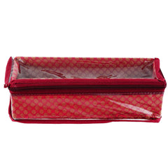 Kuber Industries Wooden Bangle Box For Women|One Rod Bangle Storage Box|Bangle Organizer (Pink)
