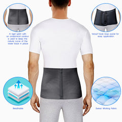 Kuber Industries Abdominal Belt | Abdominal Belt After Delivery For Tummy Reduction | Pregnancy Belt | Abdominal Binder | Fat Reduction Belt | Size-XXL |9"|Gray