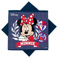 Heart Home Disney Minnie Print Durable & Collapsible Square Storage Box|Clothes Organizer With Handle, (Blue)