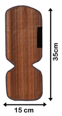 Heart Home PVC Fridge/Refrigerator Handle Cover,Set of 2,Lining,Brown, Standard (HS_37_HEARTH020149)