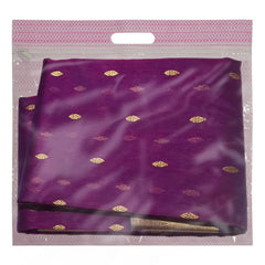 Heart Home Non-Woven Wardrobe Organizer/Gift Bags/Storage Bag For Store Saree, Lehenga, Suit With Transparent Window With Handle- Pack of 18 (Purple & Pink & Brown)