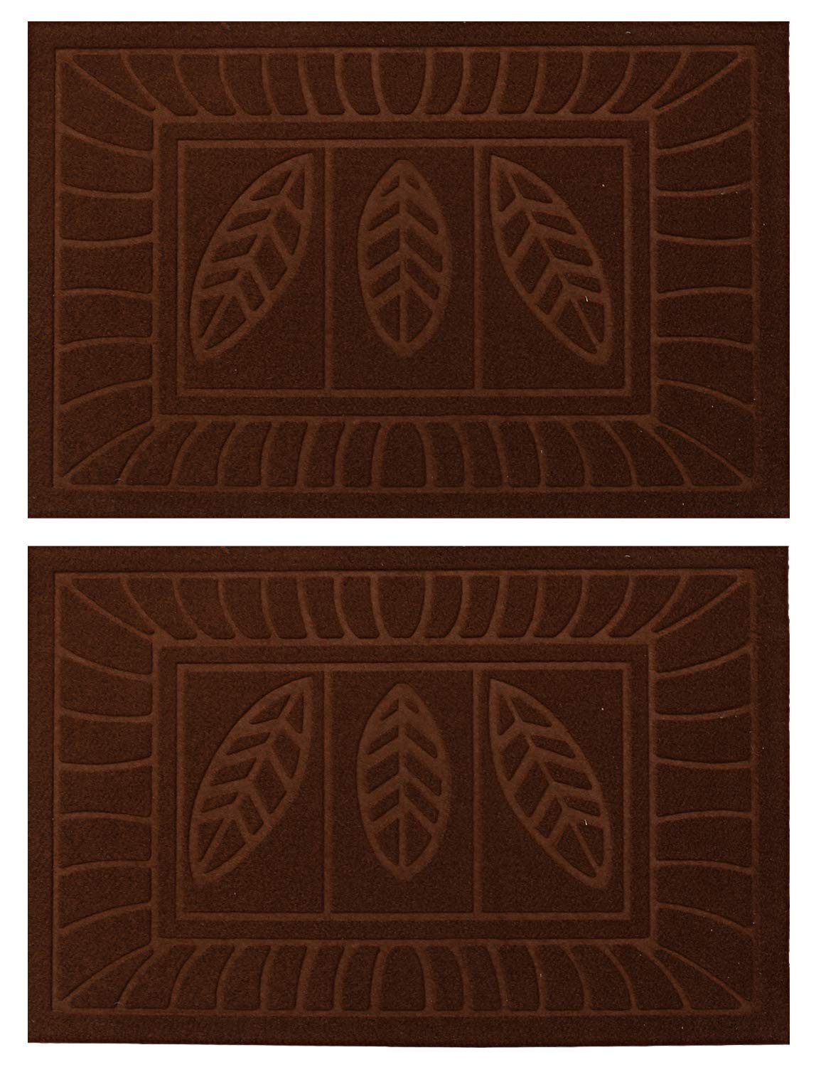 Kuber Industries 2 Piece Microfibre Door Mat Set - 23.6"x15.7", Multicolour