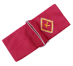 Kuber Industries Cotton Bow Dot Print Waterproof Undergarments Organizer|Toiletry Bag For Travel With Zippered & 2 Main Compartments Pack of 2 (Pink)