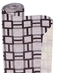 Heart Home Multiuses Squere Print Shelf Liners for Kitchen Shelves, cupboards, Wardrobe, Drawer, 10 Mtr (Pink) 52HH4086