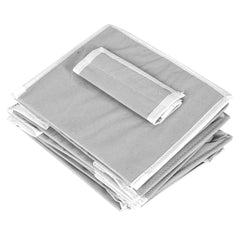 Kuber Industries 6 Shelf Closet Hanging Organizer/Wardrobe Organizer For Clothes Storage (Grey)