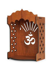 Homestic Pooja Mandir | Pooja Stand for Home | Temple for Home and Office | Wall Mounted Home Temple | Pooja Mandir Stand for Home | Laxmi Temple without Bell | Grandapine