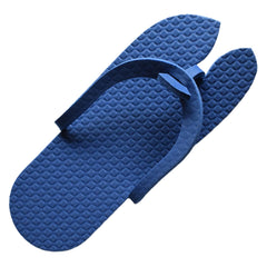 Heart Home Rubber Bathroom Slipper for Men & Women 3 Pair (Blue) 54HH4206.
