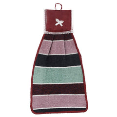 Kuber Industries Hanging Cotton Washbasin Napkin/Hand Towel for Kitchen and Bathroom (Multicolour, 6 Pieces) - CTKTC45602