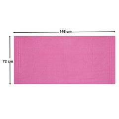Kuber Industries Cotton Super Absorbent Bath Towel|Anti-Bacterial & Quick Dry Towel for Bath,Beach,Yoga,Fluffy,Pack of 3 (Pink,Large)