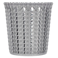 Heart Home Round Shape M 10 Multipurpose Plastic Holder/Organizer for Kitchen, Bathroom, Office, Living Room - Pack of 3 (Grey)-46HH0428