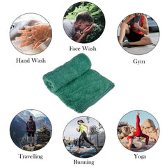 Heart Home Cleaning Towel | Reusable Cleaning Cloths for Kitchen | Duster Towel for Home Cleaning | 350 GSM Cleaning Cloth Towel for Car | Bike | 30x60 | Pack of 2 | Green