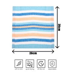 Kuber Industries Handkerchief|Terry Cotton Handkerchief for Woman|Sweat Absorbent Napkin Face Towel|Set of 6 (Assorted)