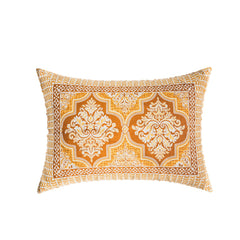 Heart Home Double Bedsheet | Premium Cotton Bedsheet with 2 Pillow Covers | Bedsheet for Bedroom | Bedsheet for Double Bed | Flower Heritage | 90x108 Inch | Brown