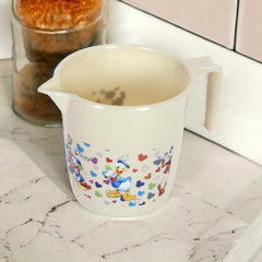 Kuber Industries Disney Team Bathroom Mug | Plastic Bath Mug for Bathroom | Mug for Bathroom | Mug for Toilet | Washroom Jug | 111 Bath Mug | 1 LTR | Pack of 5 | Beige