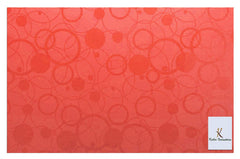 Kuber Industries Circle Design 4 Pieces PVC Refrigerator/Fridge Multipurpose Drawer Mat Set(Black, Blue, Pink & Red)-CTKTC32343