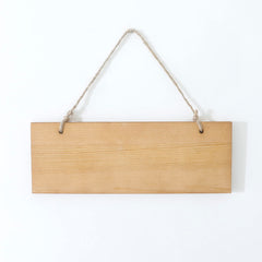 Kuber Industries Door Decor Panel|Wall Hanging Wooden Frame Board (Light Brown)