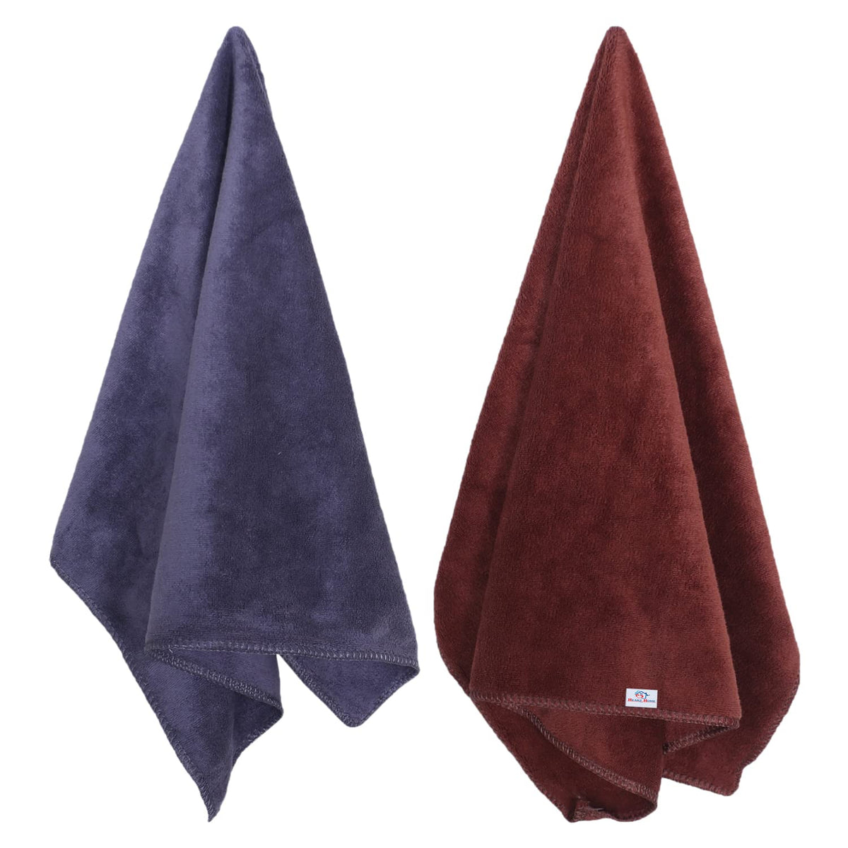 Heart Home Cleaning Cloths|Microfiber Highly Absorbent Wash Towels for Kitchen,Car,Window,24 x 16 Inch,Pack of 2 (Assorted)