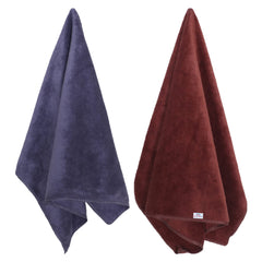 Heart Home Cleaning Cloths|Microfiber Highly Absorbent Wash Towels for Kitchen,Car,Window,24 x 16 Inch,Pack of 2 (Assorted)