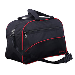 Kuber Industries Polyster Travel Duffle Bag (Black), Blue-Zone 3 -CTKTC8834
