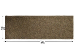 Kuber Industries Jute Table Runner for Living, Dinning, Office, Kitchen & Wedding 36" x 12" (Brown)