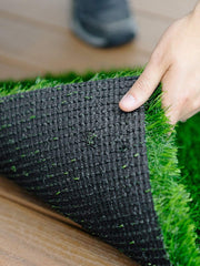 Kuber Industries High Density Artificial Grass Carpet Mat for Balcony, Lawn, Door(6.5 X 3 Feet), Green-KUBMART02939