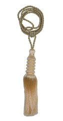 Kuber Industries Polyester 4 Pieces Curtain Tie Back Tassel Set (Gold) -CTKTC29485