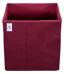 Heart Home Disney Mickey Lion King Print Non Woven Fabric 2 Pieces Foldable Large Size Cloth Storage Box Toy, Books Wardrobe Organiser Cube with Handle (Black & Maroon)-HEART10802