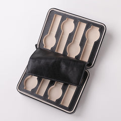 Kuber Industries 8 Slots Watch Zipper bag |Watch Organizer For Men & Women (Black)