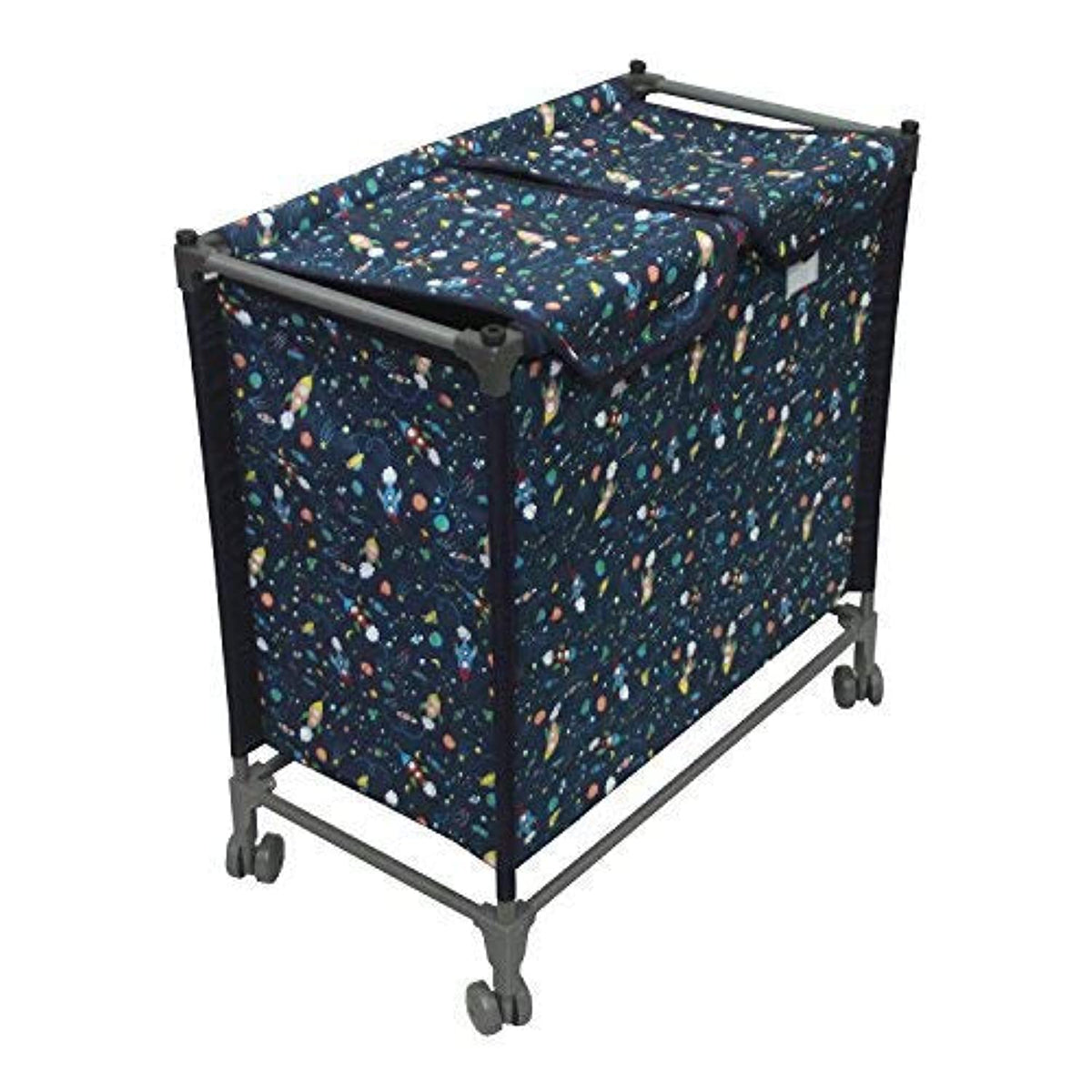 Kuber Industries Cloth Laundry Organiser with Wheels (Portlb05), Multicolour, Standard