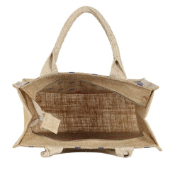 Kuber Industries Jute Lunch Carry Bag (Brown)-CTKTC13328