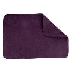 Kuber Industries Dish Dry Mat | Microfiber Drying Mat | Kitchen Drying Mat | Reversible Mat | Kitchen Absorbent Mat | Dish Dry Mat for Kitchen | 38x50 | Pack of 3 | Dark Purple