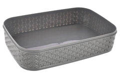 Kuber Industries BPA Free Plastic Food Grade, Odourless, Microwave/Refrigerator Safe Masala Box, Masala Dabba, Spice Container with 6 Containers & 2 Spoons (Grey)