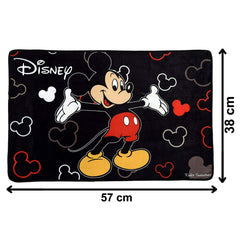 Kuber Industries Disney Printed Anti-Slip Durable Rubber Door Mat, Welcome Mat for Entryway,Patio,Garage, Outdoor, 23"x15" (Black), Standard (HS39KUBMART022035)