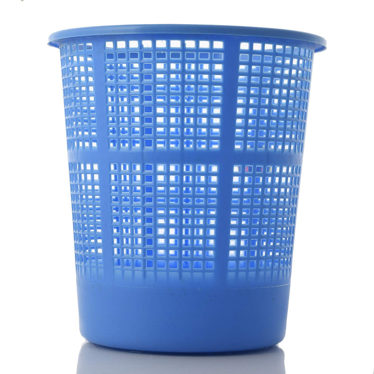 Heart Home Plastic Mesh Dustbin Garbage Bin for Office use, School, Bedroom, Kids Room, Home, Multi Purpose, 5 litres (Blue) HEART2917