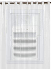Kuber Industries 30 MM PVC AC Curtain|100% Water Proof Transparent Curtain|Eyelet Rings & Quick Water Release|Size 9 Feet