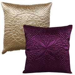 Kuber Industries Flower Print Cushion Cover|Ractangle Cushion Covers|Sofa Cushion Covers|Cushion Covers 16 inch x 16 inch|Cushion Cover Set of 5 (Multicolor)