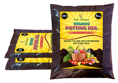 Kuber Industries Enriched Organic Earth Magic Potting Soil Fertilizer for Plants, 15 KG(Brown)-KUBMART15009