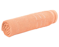 Heart Home Soft Cotton Bath Towel for Hands, Face, Newborn Babies, Toddlers, Children, 19"x38"- Pack of 2 (Green & Peach)