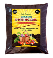 Kuber Industries Enriched Organic Earth Magic Potting Soil Fertilizer for Plants, 15 KG(Brown)-KUBMART15009