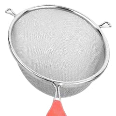 Kuber Industries 16 cm Stainless Steel Strainer/Liquid Filter for Soup, Juice, Milk & Tea (Silver)