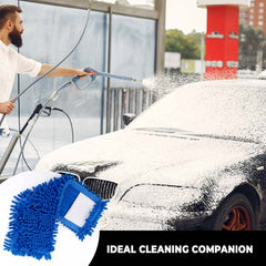 Kuber Industries Microfiber Floor Cleaner Mop Refill|Eco-Friendly & Dual Action|Dry & Wet Cleaning|Multi-Purpose Cleaning Mop For Home|Blue