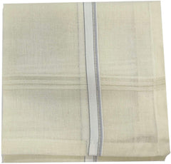 Kuber Industries Cotton Premium Collection Handkerchiefs for Men (Light Colour) - Set of 6