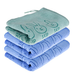 Heart Home Cleaning Towel | Reusable Cleaning Towel for Baby | Duster Towel for Home Cleaning | Skip Cleaning Cloth Towel with Hanging Loop | 30x40 | Pack of 3 | Multi