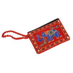 Kuber Industries Embroidered Cotton Mobile Cover Pouch with Hand Dori (Multicolor)