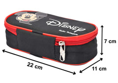 Kuber Industries Disney Print Rexene Lunch Box Cover (Black)-KUBMART11691, Standard