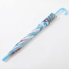 Kuber Industries Disney Frozen Print Umbrella For Kids|Automatic Umbrella For Rain (Sky Blue)