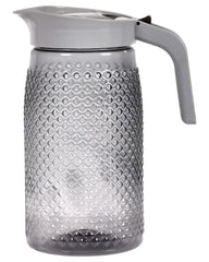 Kuber Industries BPA Free Leak Proof Plastic Water Jug with 6 Tumblers Drinkware Set (Grey)-45KM051, Pack of 7