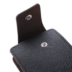 Kuber Industries Wallet for Women/Men | Card Holder for Men & Women | Leather Wallet for ID, Visiting Card, Business Card, ATM Card Holder | Slim Wallet | Button Closure, Black