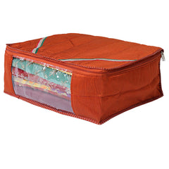 Kuber Industries 2 Piece Raw Silk Saree Cover (CTKTC2853)